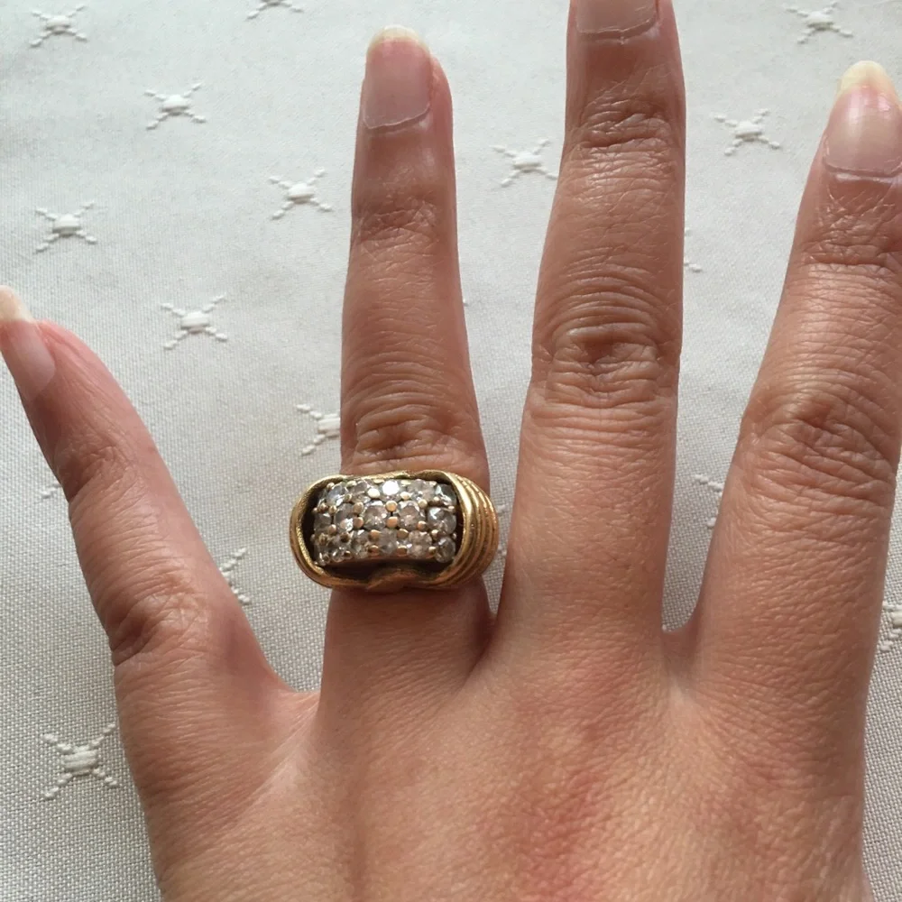14k Gold Statement Ring